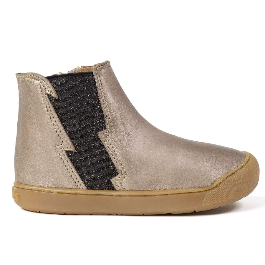 Acebos Barefoot Botin Flash Doré Métallisé