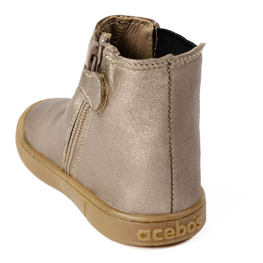 Acebos Barefoot Botin Flash Doré Métallisé