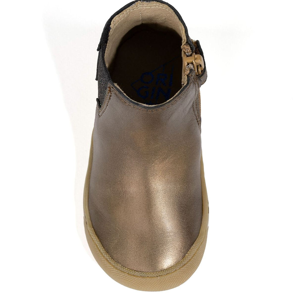 Acebos Barefoot Botin Flash Cuero Métallisé