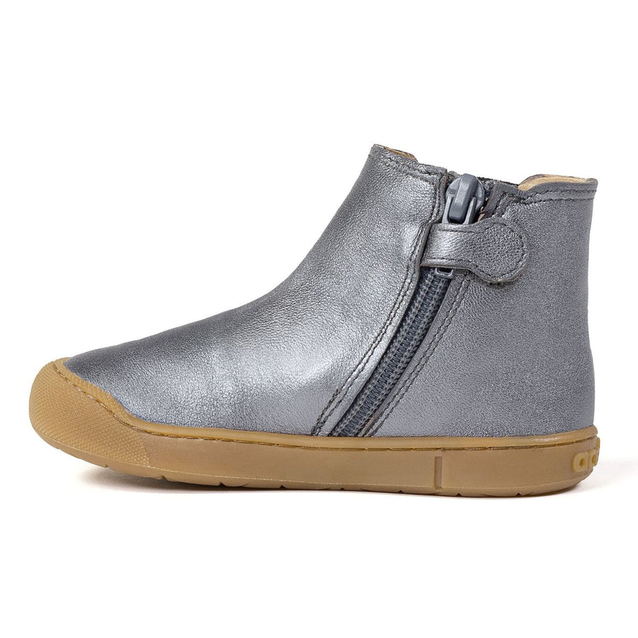 Acebos Barefoot Botin Flash Plomo Métallisé
