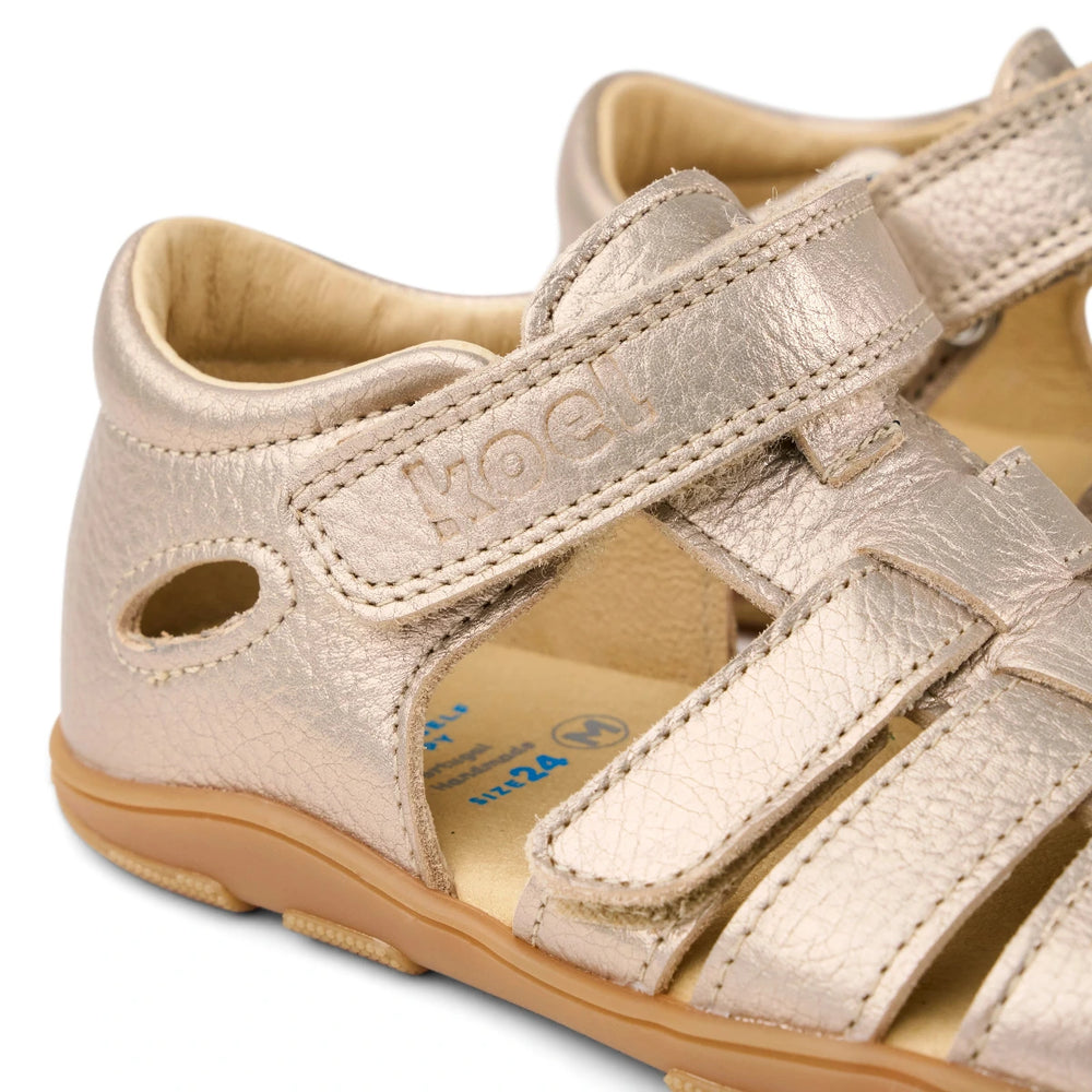 Koel Sandales Ola Metallic Champagne