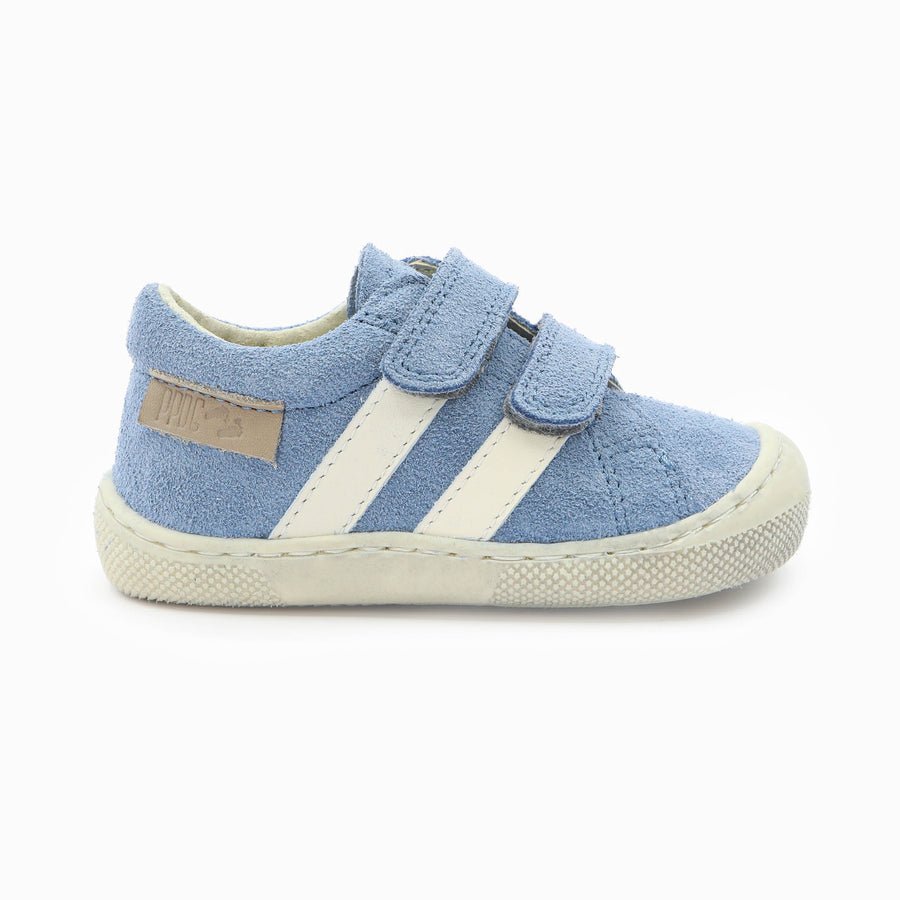 Naturino Barefoot Grimby Low Velcros Celeste Milk