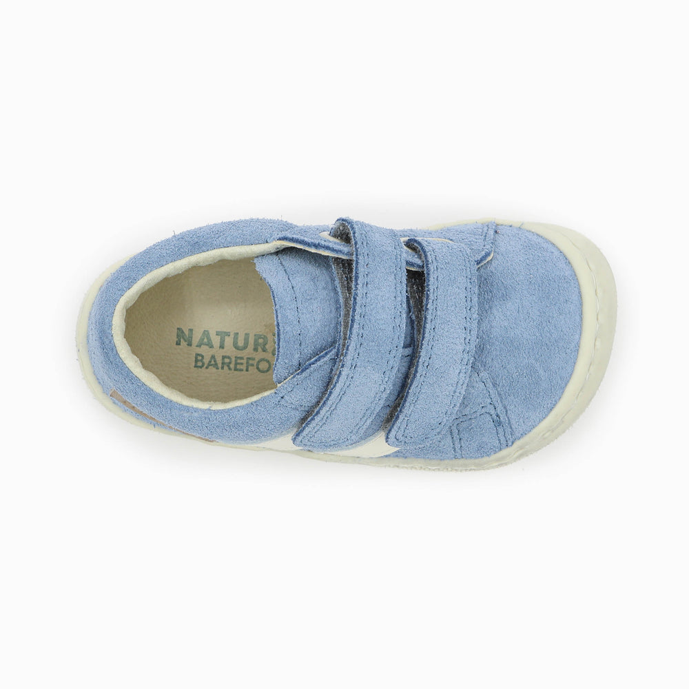 Naturino Barefoot Grimby Low Velcros Celeste Milk