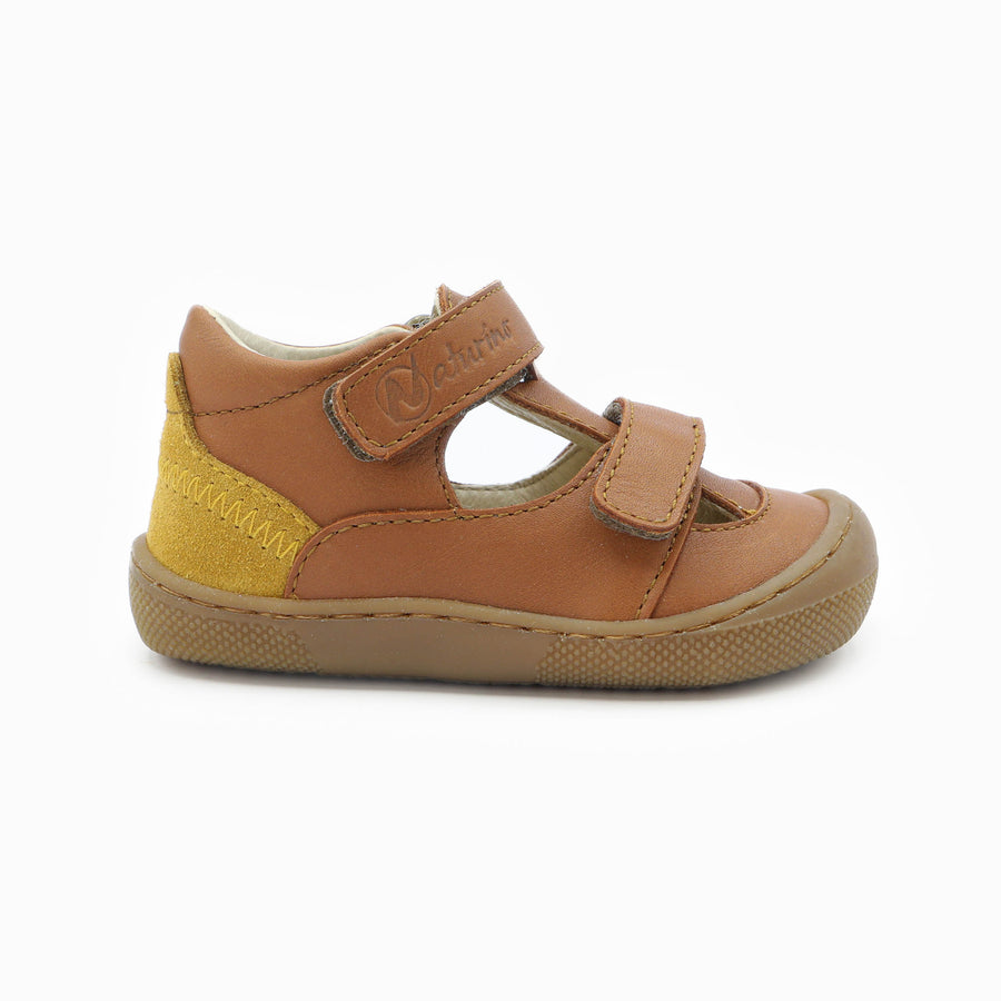 Naturino Barefoot Irtys Sandales Honey Cognac Zucca