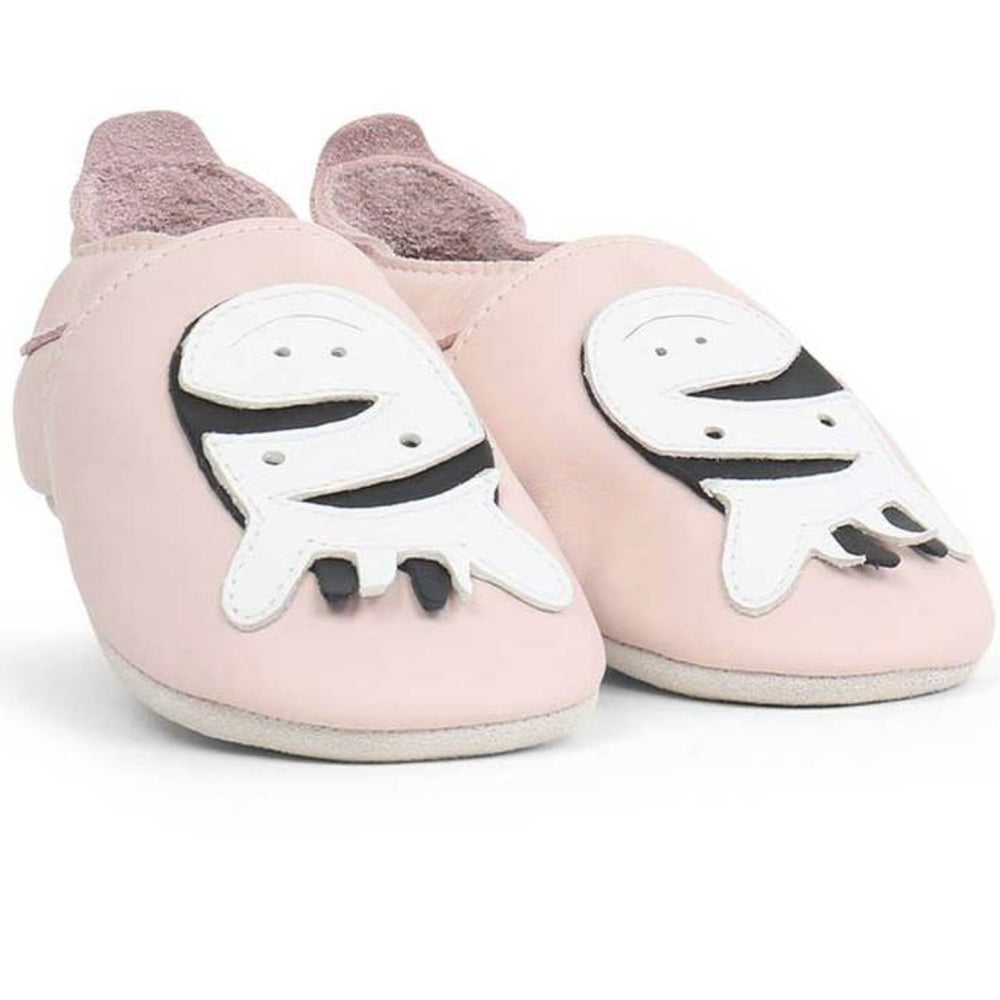 Bobux Chaussons Zèbre Rose