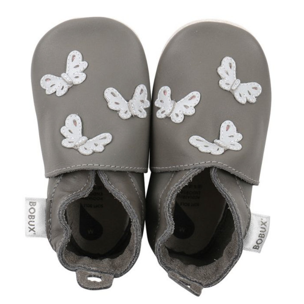 Bobux Chaussons Butterflies Grey