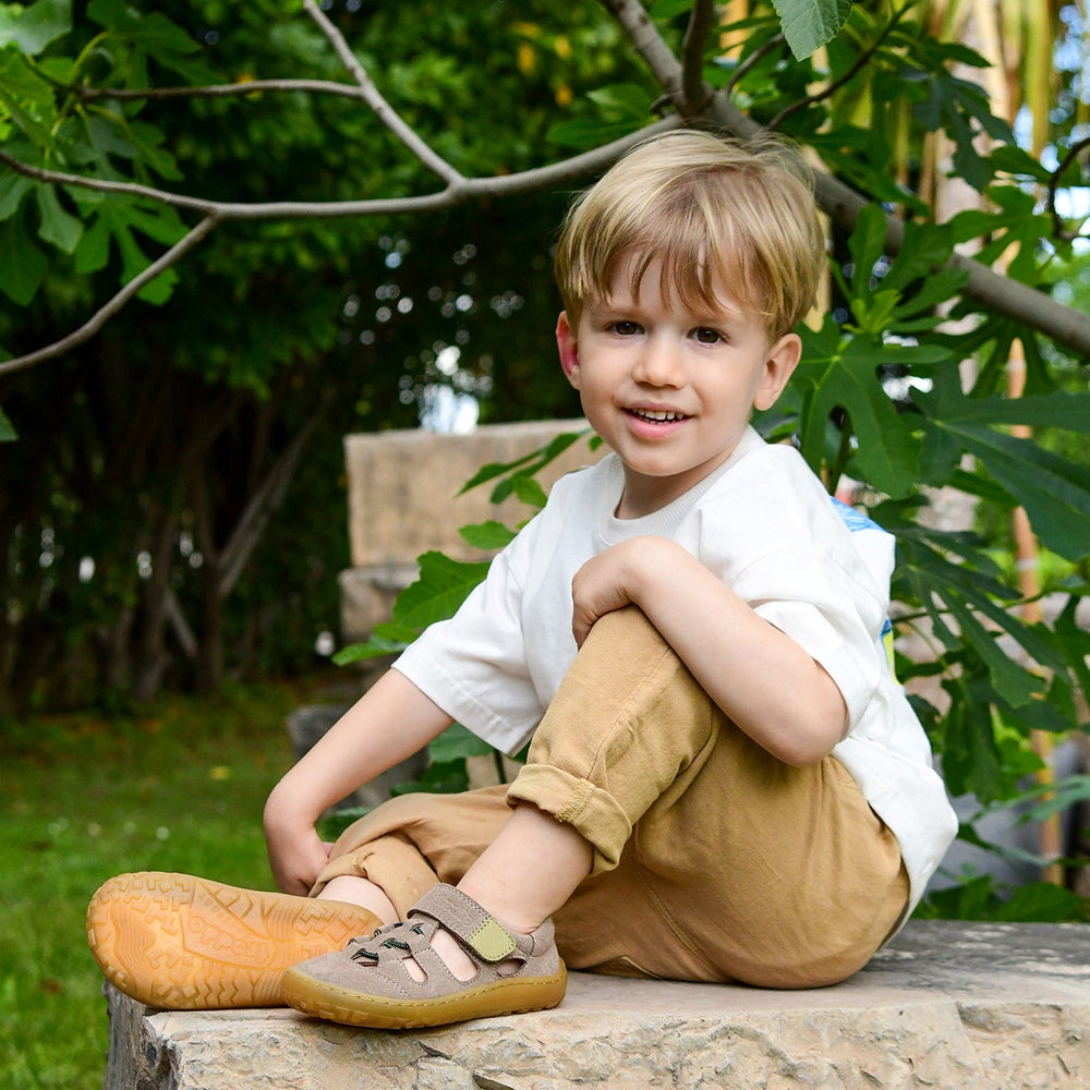 Froddo Barefoot Elastique Sandale II Beige