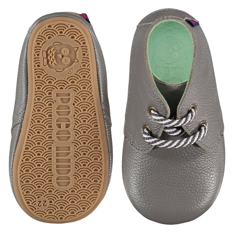 Poconido zapatos mighty lacets gris 