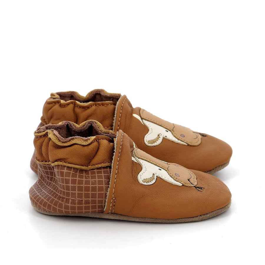 Robeez Chaussons Funny Cow Camel
