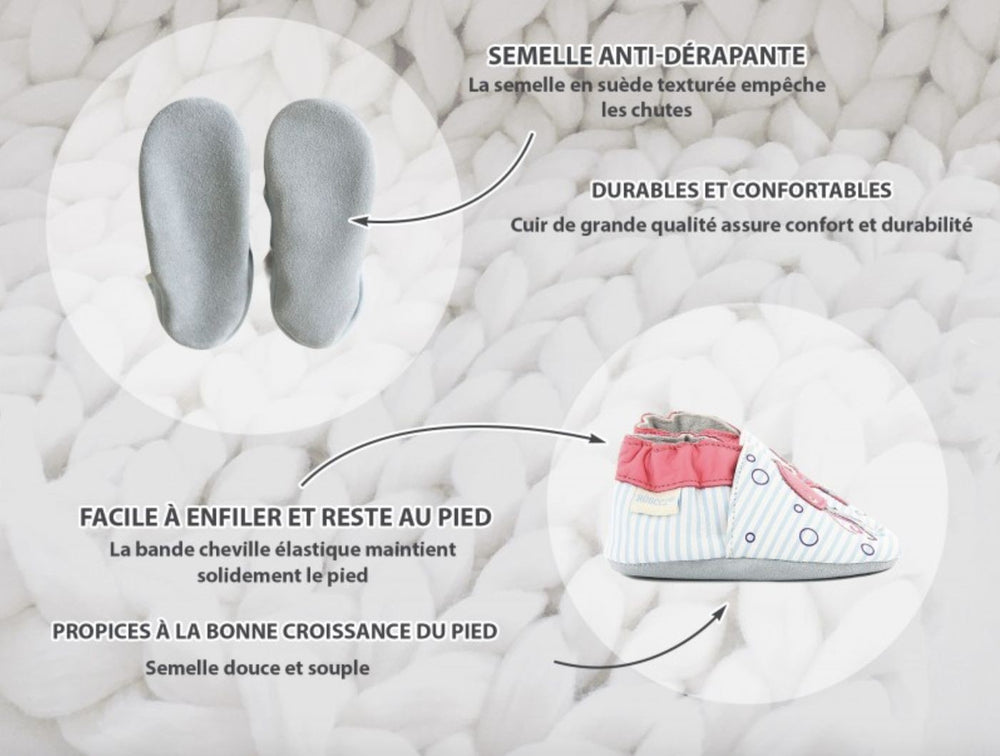 Zapatillas Robeez Divertida Vaca Camel