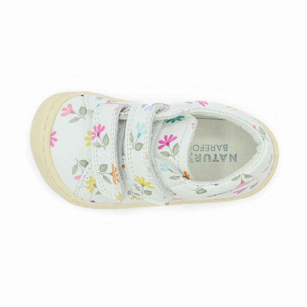 Naturino Barefoot Orec Low Velcros Cyclamens White Multi
