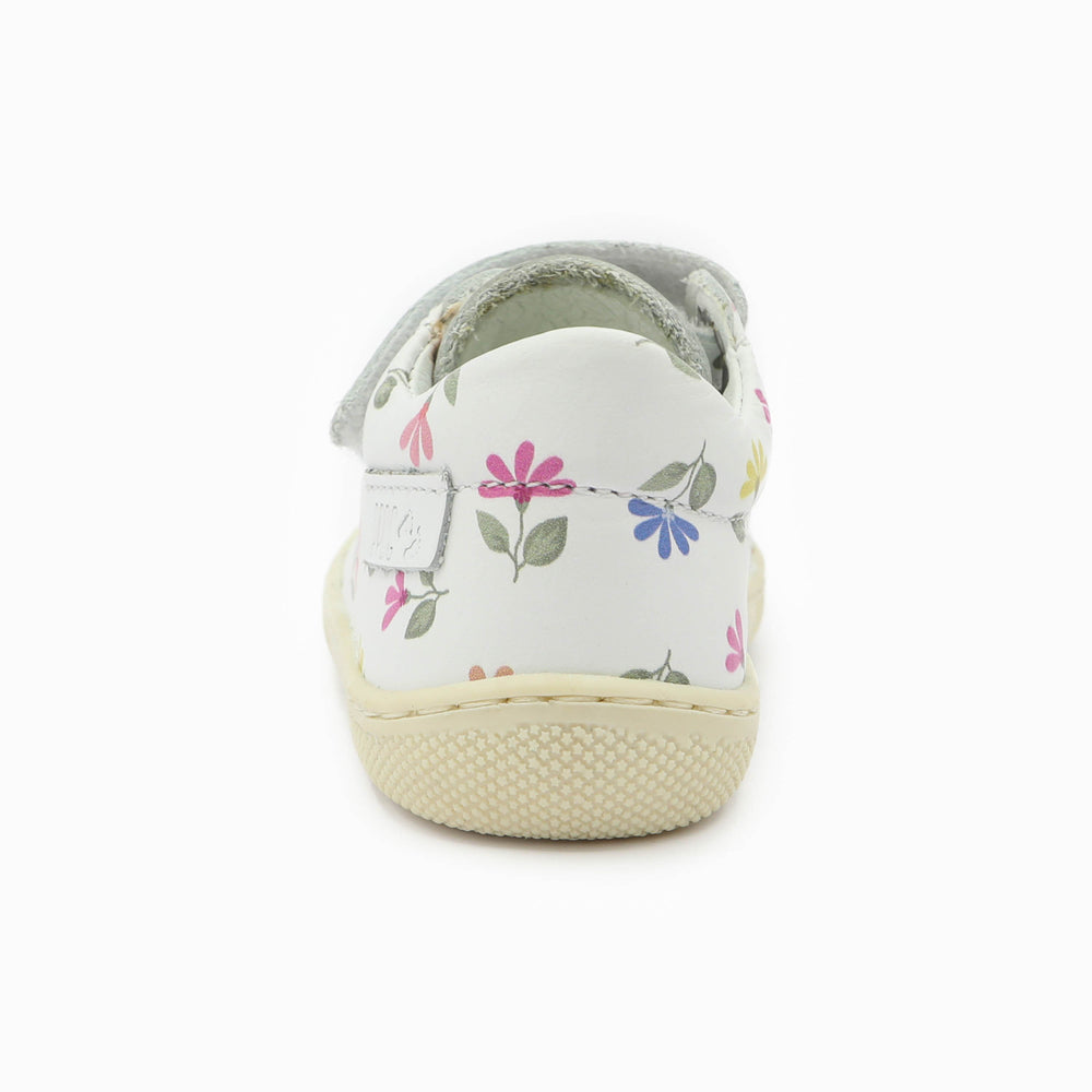 Naturino Barefoot Orec Low Velcros Cyclamens White Multi