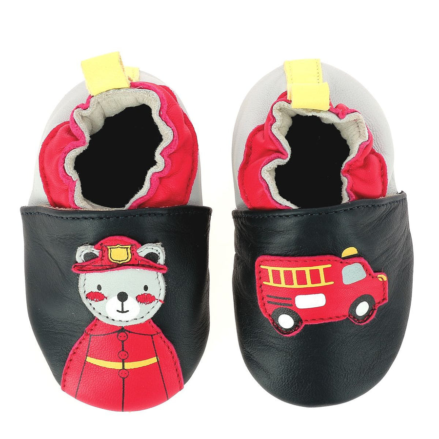 Robeez Primeros Pasos Fireman Crepé Marino