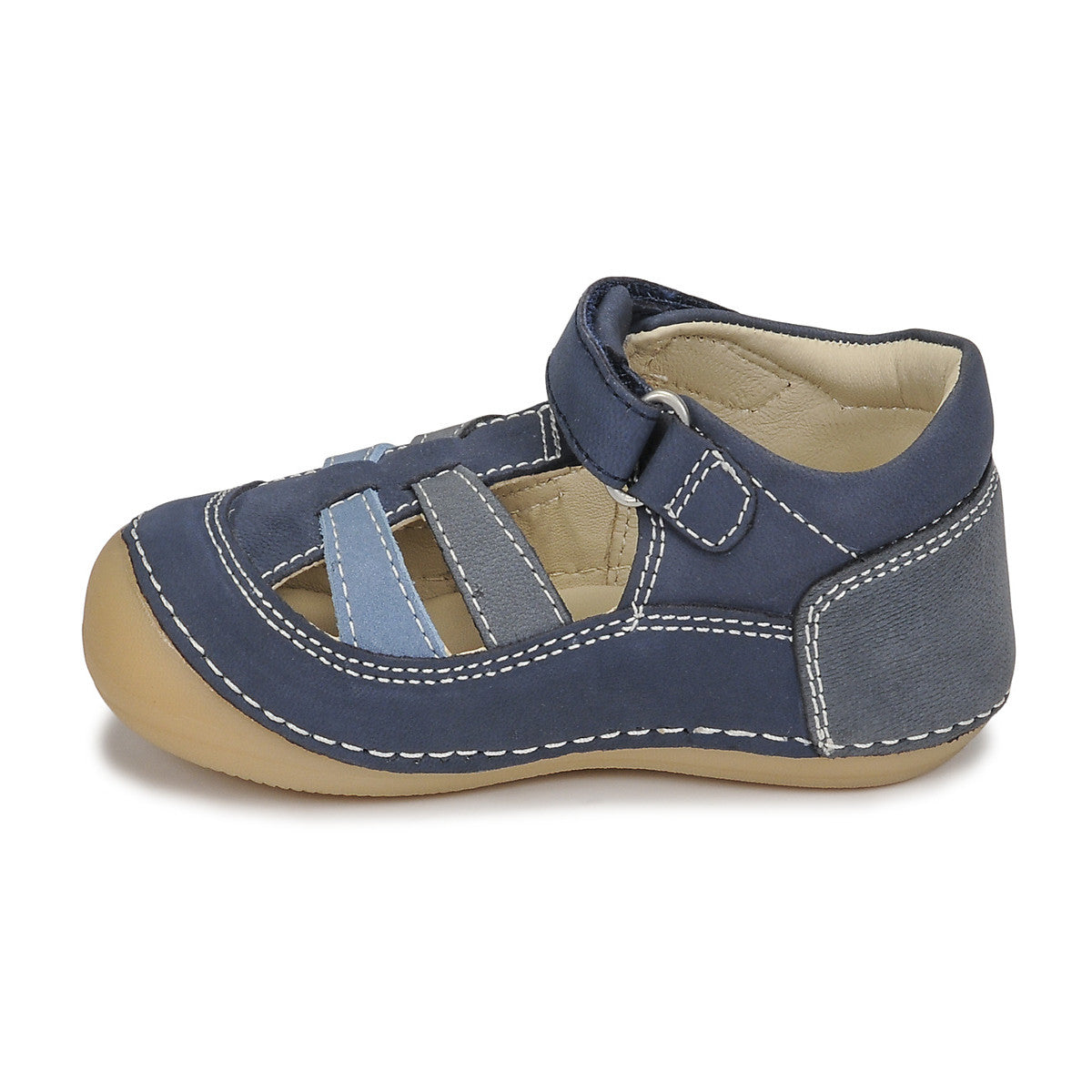 De Géant Chaussure Enfant Solide Kickers Sushy Bleu Tricolore