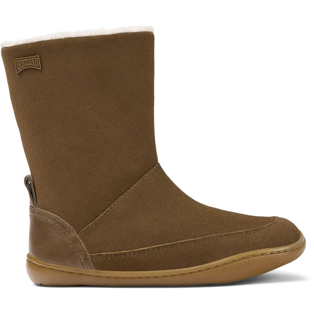 Camper Peu Kids Bottes Fourrees Marron