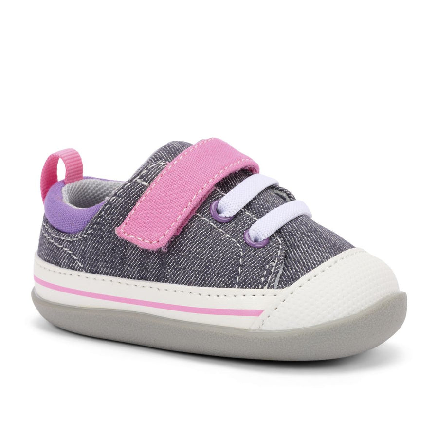 See Kai Run First Walker Stevie Gray Rose