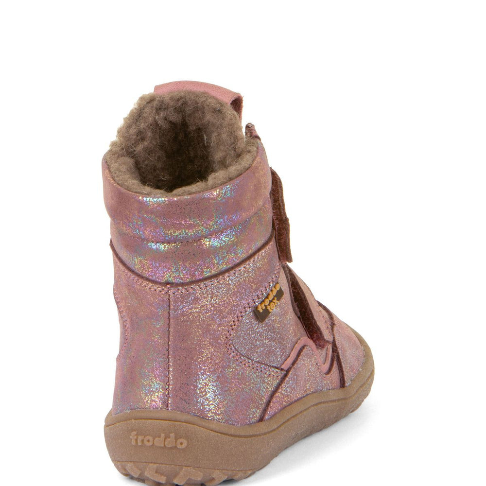 Froddo Barefoot Tex Winter Cuero Rosa Brillante