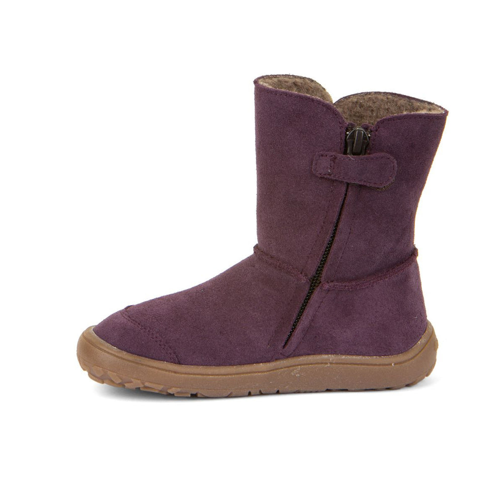 Froddo Barefoot Tex Suede Fourrées Purple
