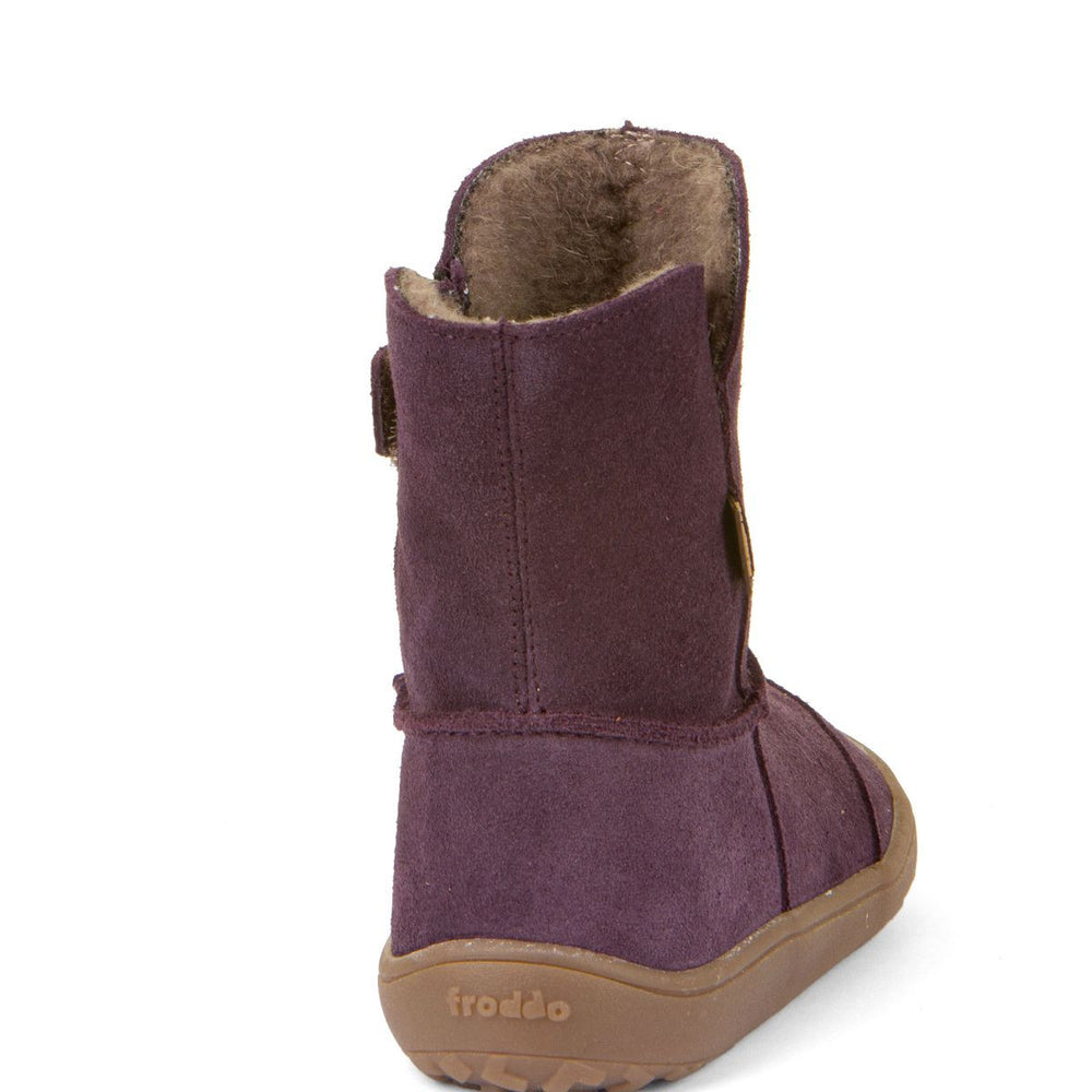 Froddo Barefoot Tex Suede Fourrées Purple