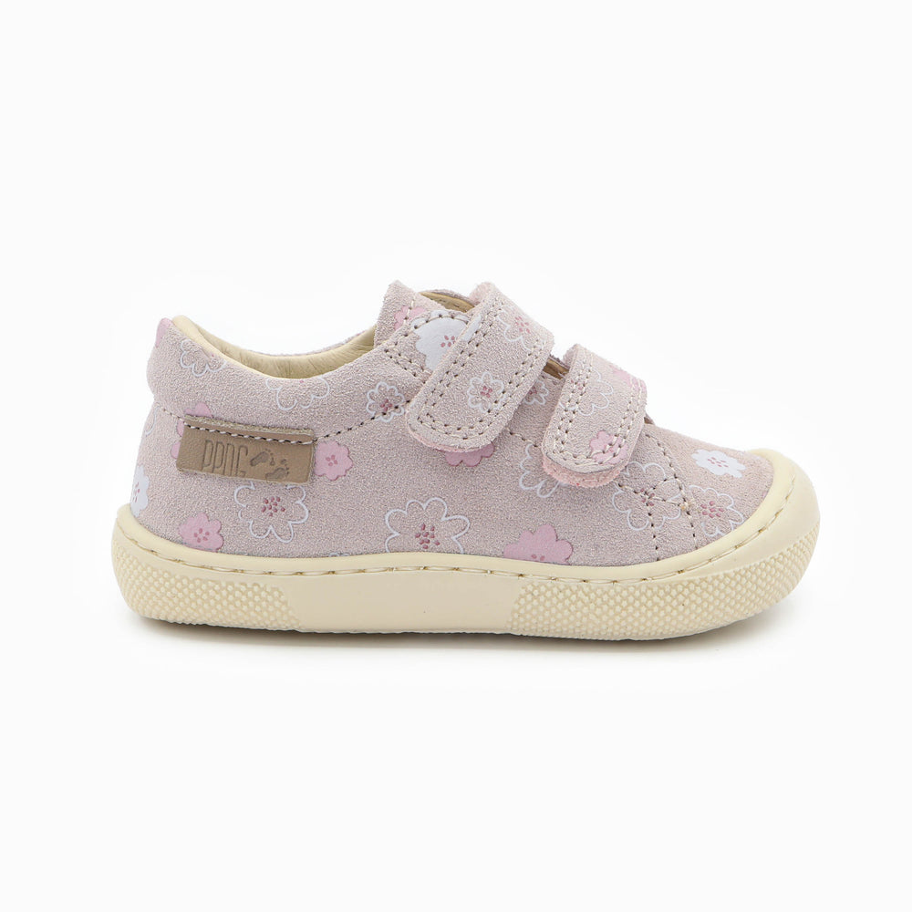 Naturino Barefoot Orec Low Velcros Luchy Daisies Cipria