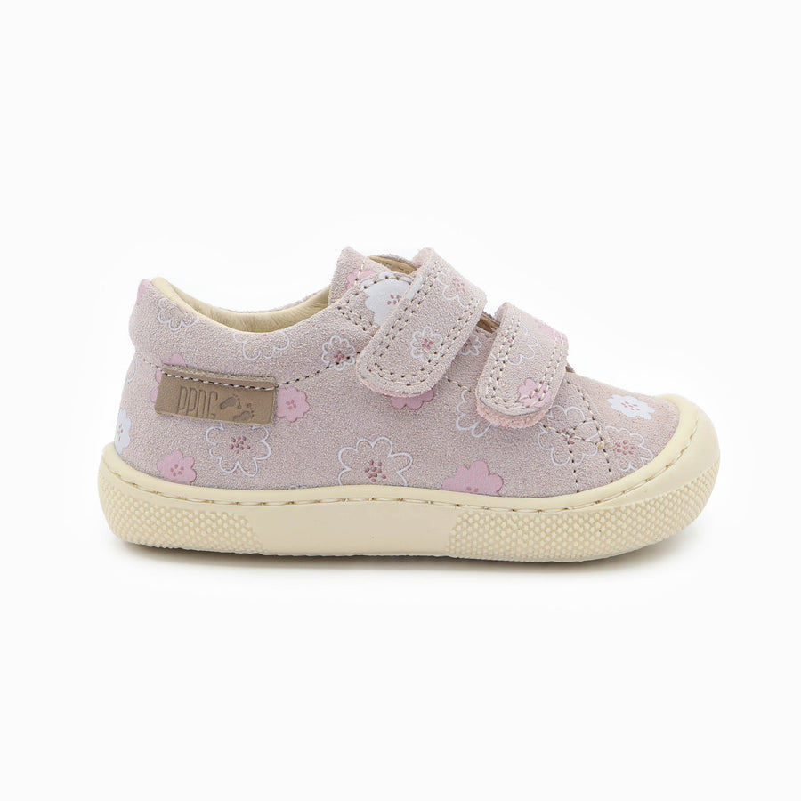 Naturino Barefoot Orec Low Velcros Luchy Daisies Cipria