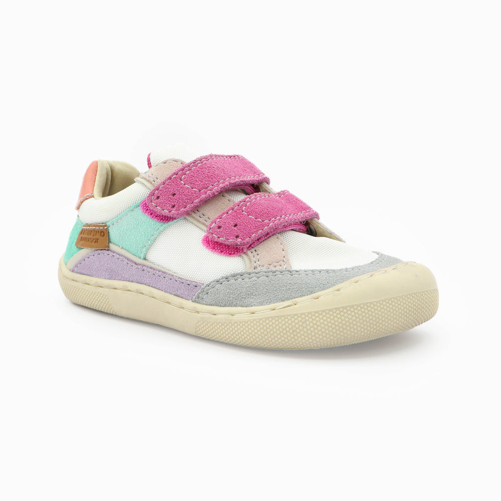 Naturino Barefoot Eksy Grey White Pink Emerald