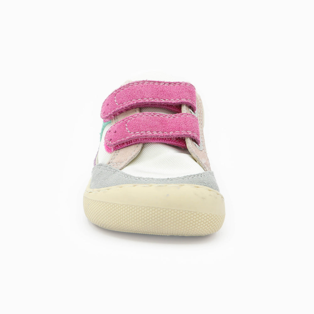 Naturino Barefoot Eksy Grey White Pink Emerald