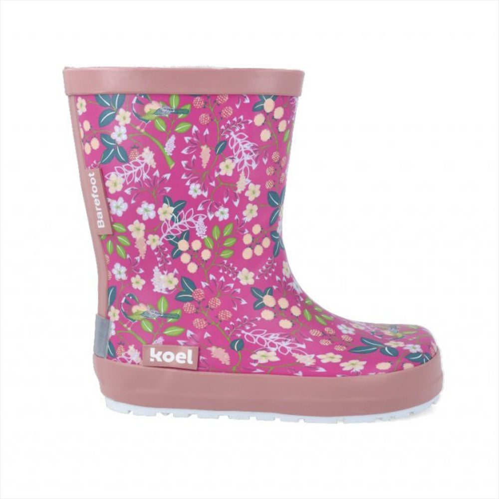 Koel Wellie Barefoot Flowers Fucsia