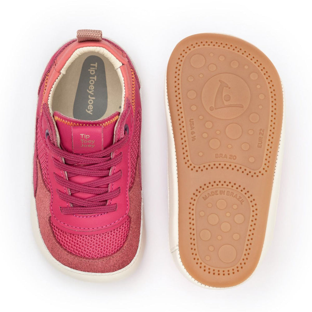 Tip Toey Joey Primeiros Sneakers Step Cerejeira Pitaya Pink Coral Matte