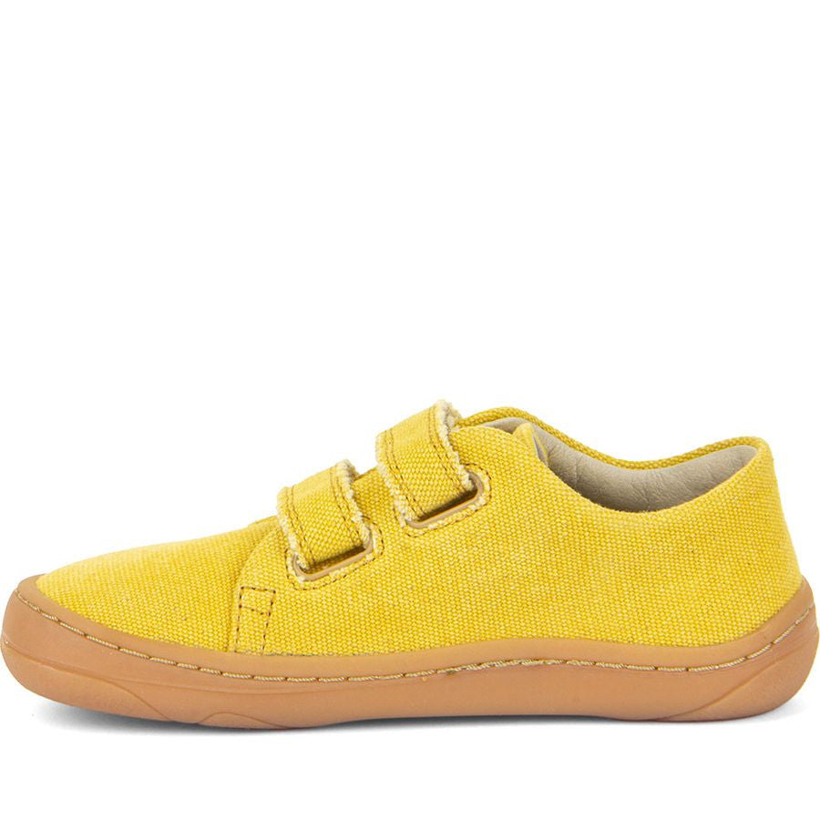 Froddo Tenis Descalzo Vegano Velcro Amarillo