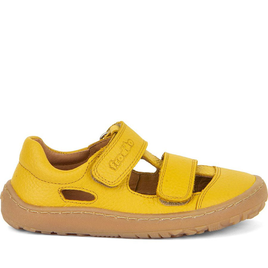 Froddo Barefoot Sandalias Dos Velcros Amarillos