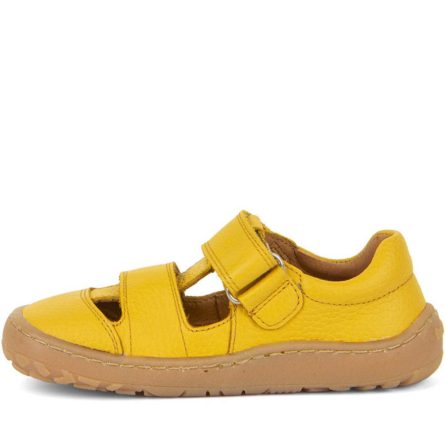 Froddo Barefoot Sandalias Dos Velcros Amarillos