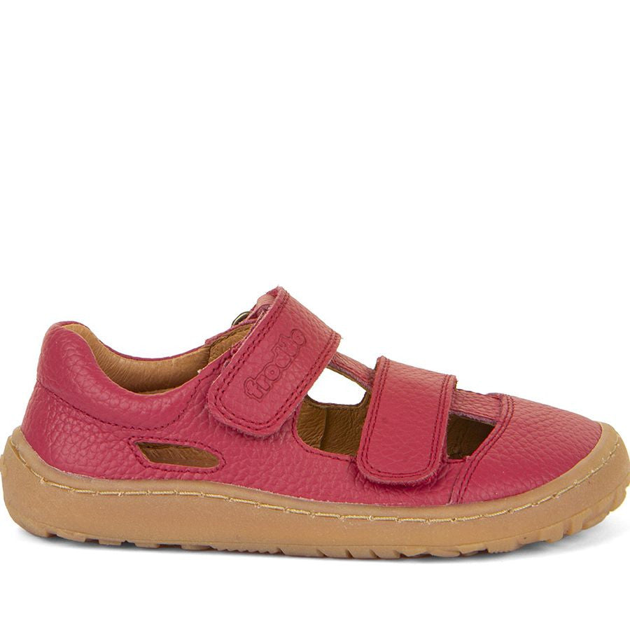 Froddo Barefoot Sandalias Dos Velcros Rojo