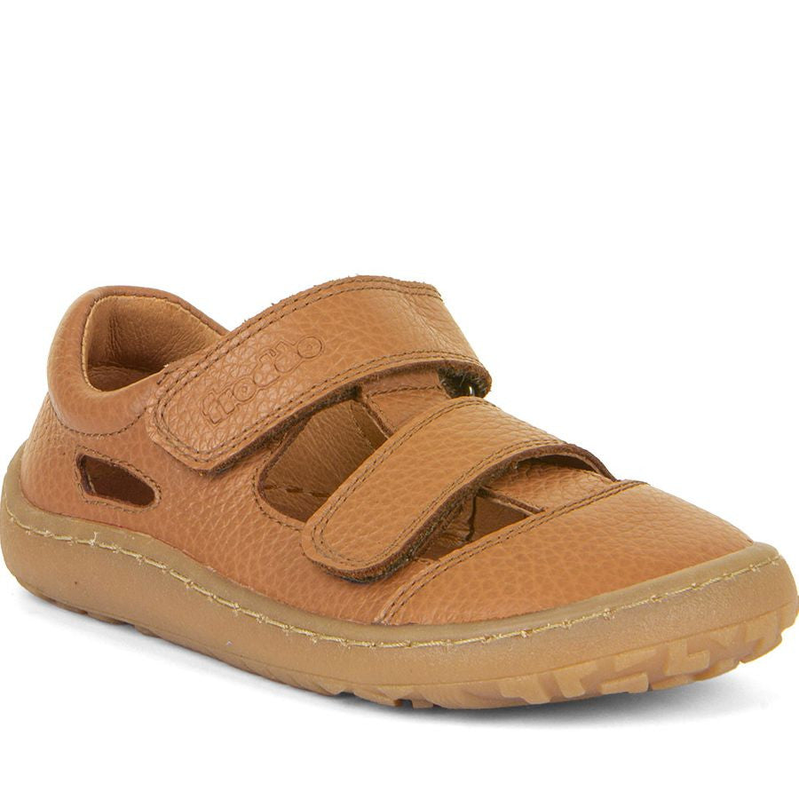 Froddo Sandalias Barefoot Dos Velcros Cognac