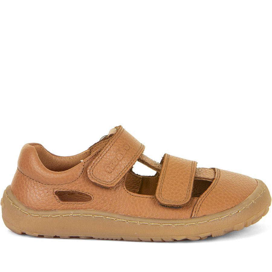 Froddo Sandalias Barefoot Dos Velcros Cognac