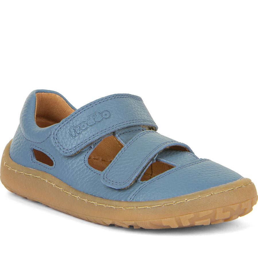 Froddo Sandalias Barefoot Dos Velcros Jeans Azules