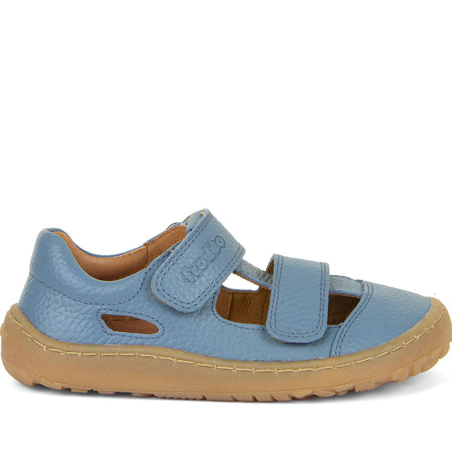 Froddo Sandalias Barefoot Dos Velcros Jeans Azules