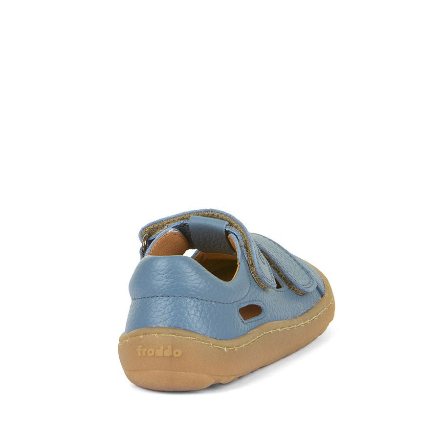 Froddo Barefoot Sandales Deux Scratchs Bleu Jeans