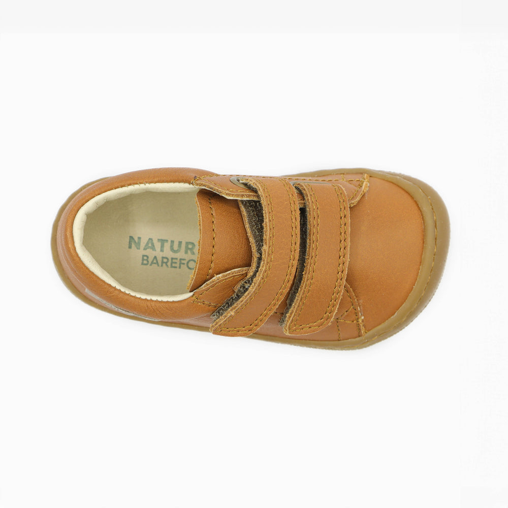 Naturino Barefoot Orec Low Velcros Honey Cognac