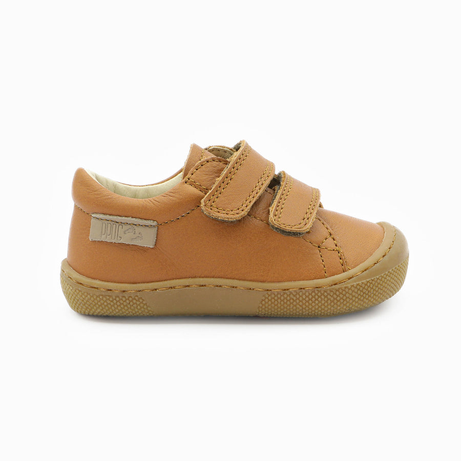 Naturino Barefoot Orec Low Velcros Honey Cognac