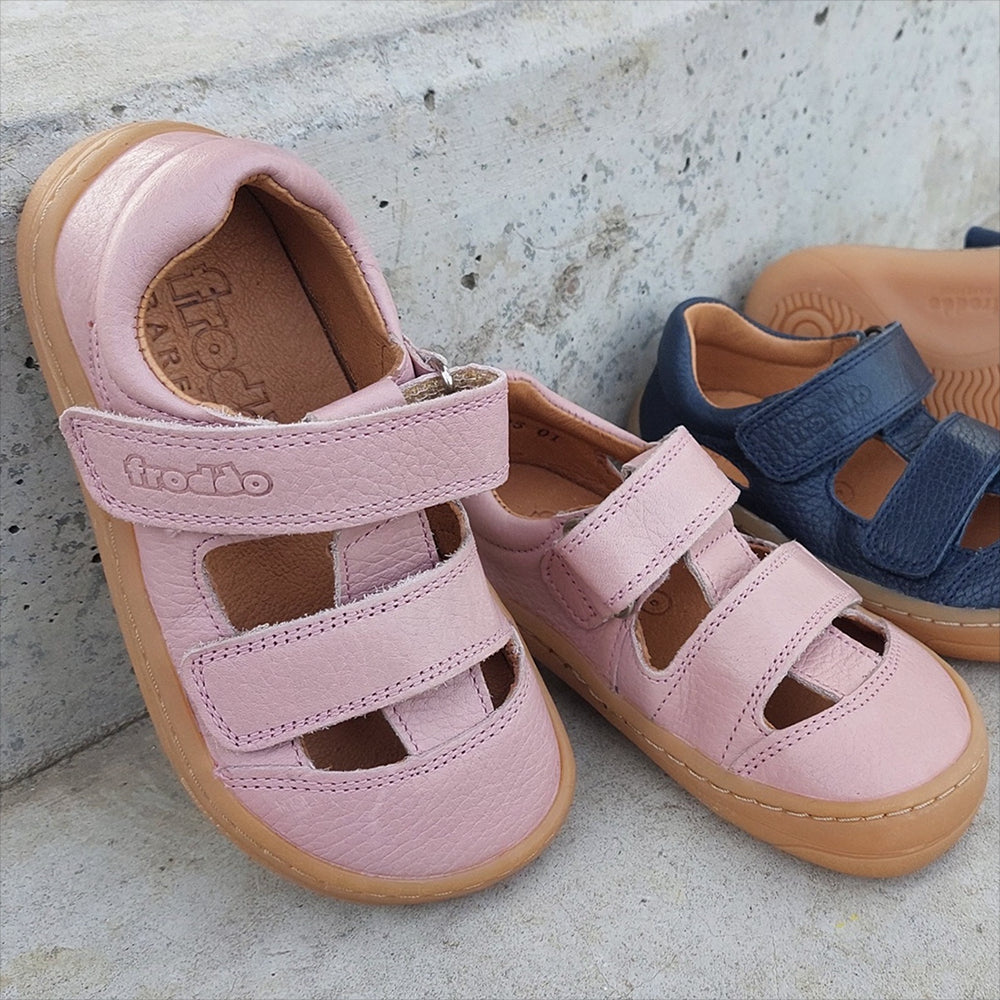 Froddo Barefoot Sandalias Dos Velcros Rose