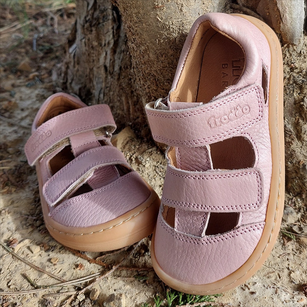 Froddo Barefoot Sandalias Dos Velcros Rose