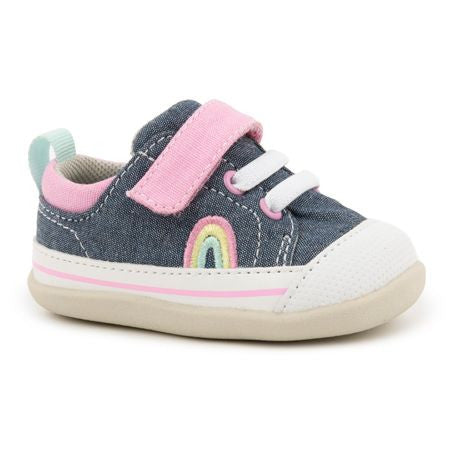 See Kai Run First Walker Stevie Chambray Pink