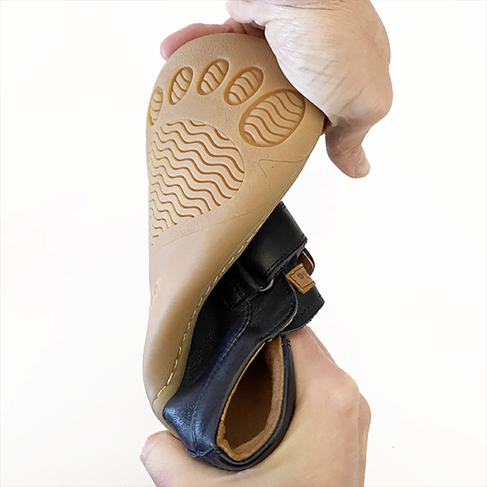 Froddo Barefoot Cuero Velcros Bleu Jeans