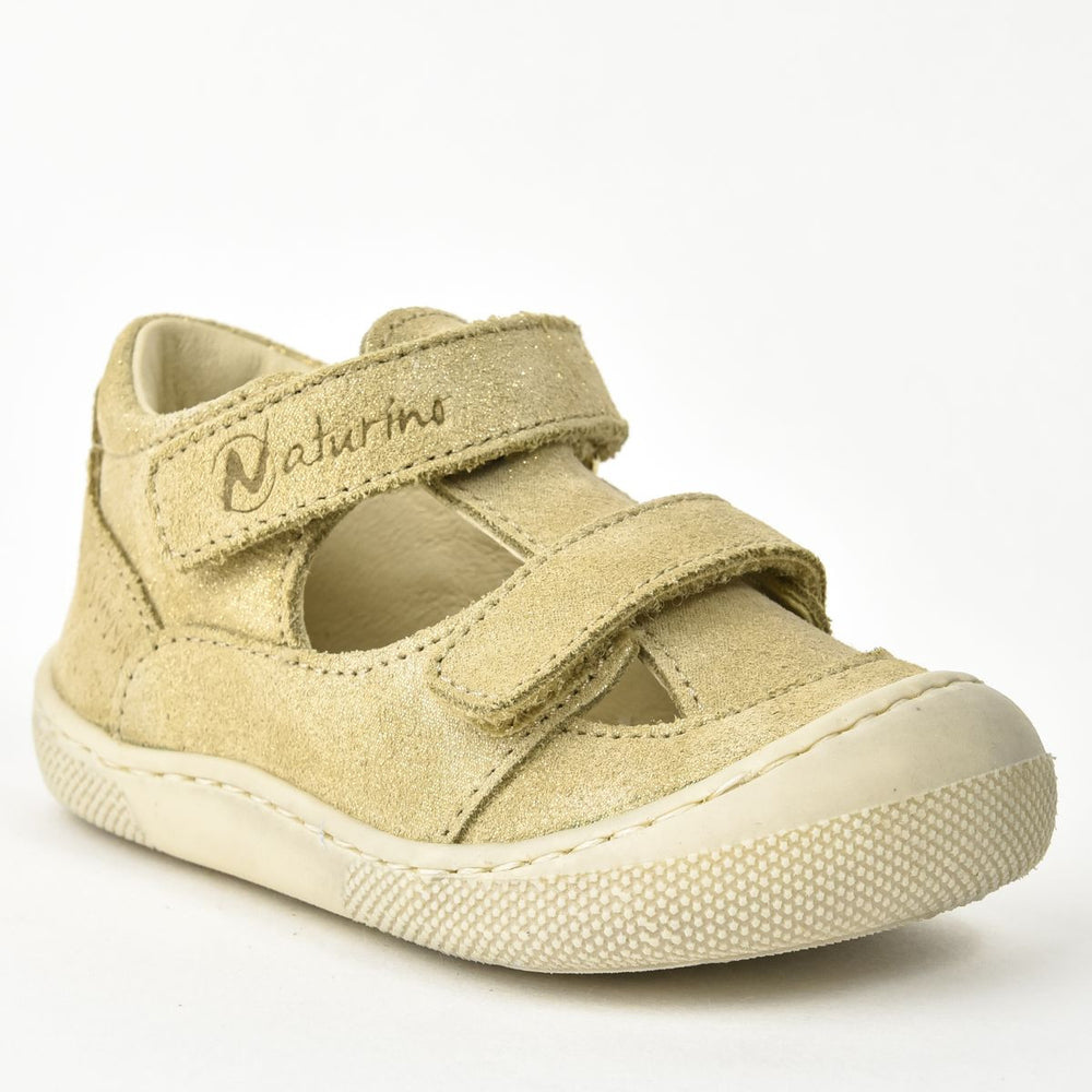 Naturino Barefoot Irtys Sandalias Ante Glitter Platinium