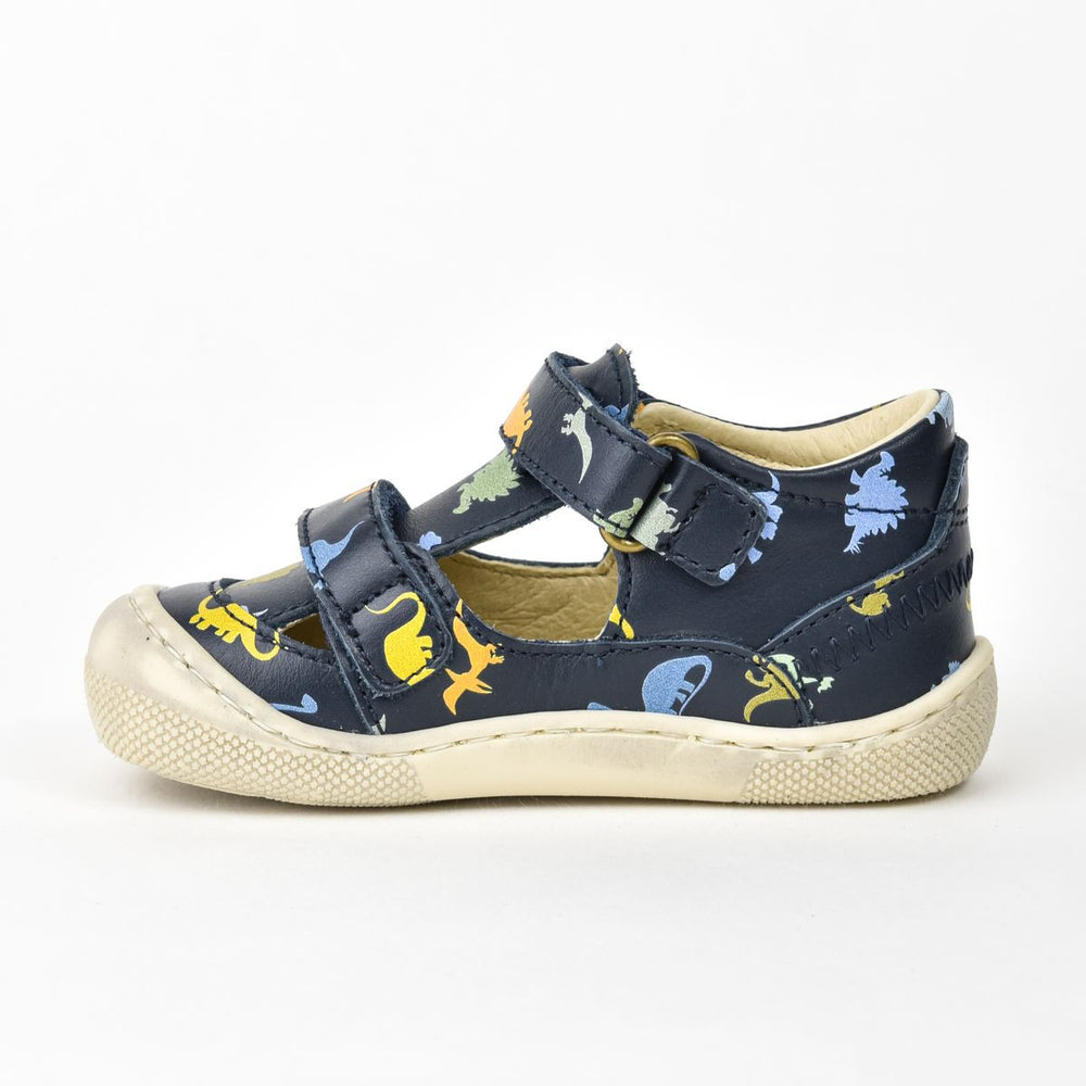 Naturino Barefoot Irtys Sandales Print Dinosaures Navy