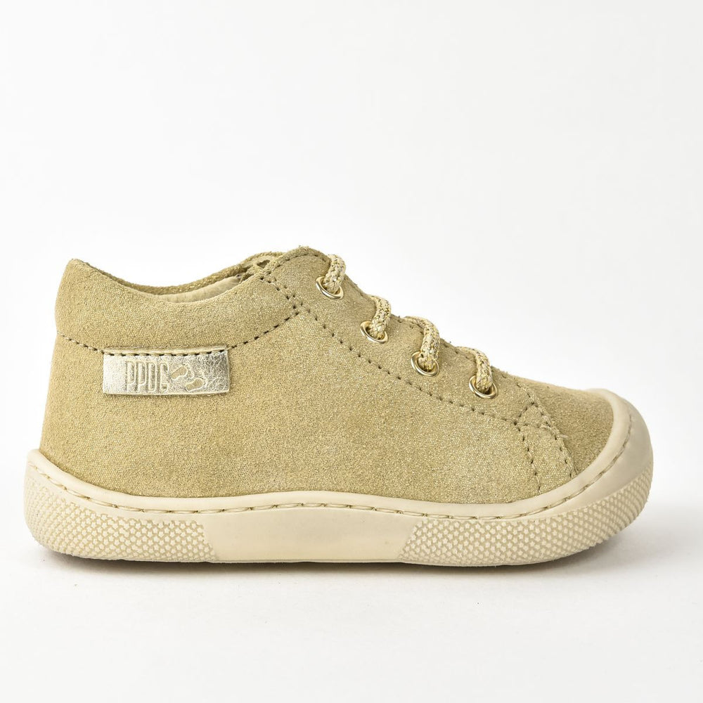 Naturino Barefoot Amur Suede Glitter Platinium