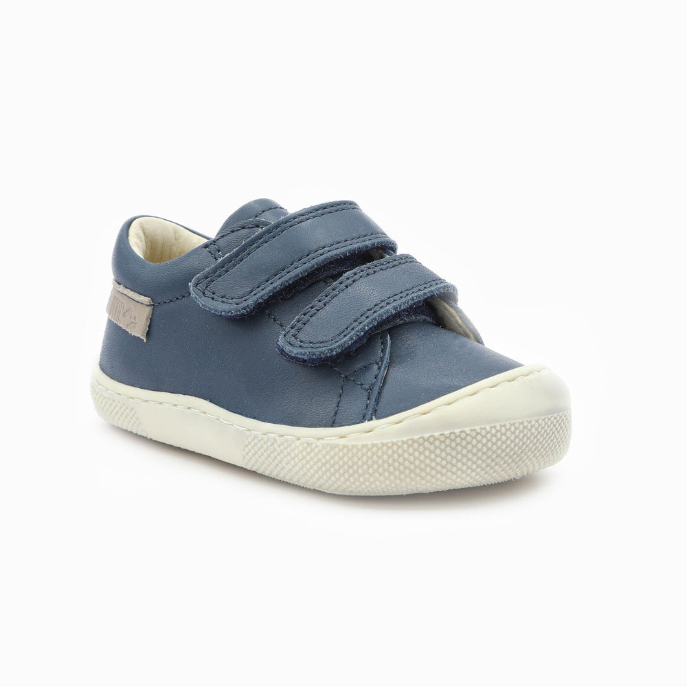 Naturino Barefoot Orec Low Velcros Bone Navy
