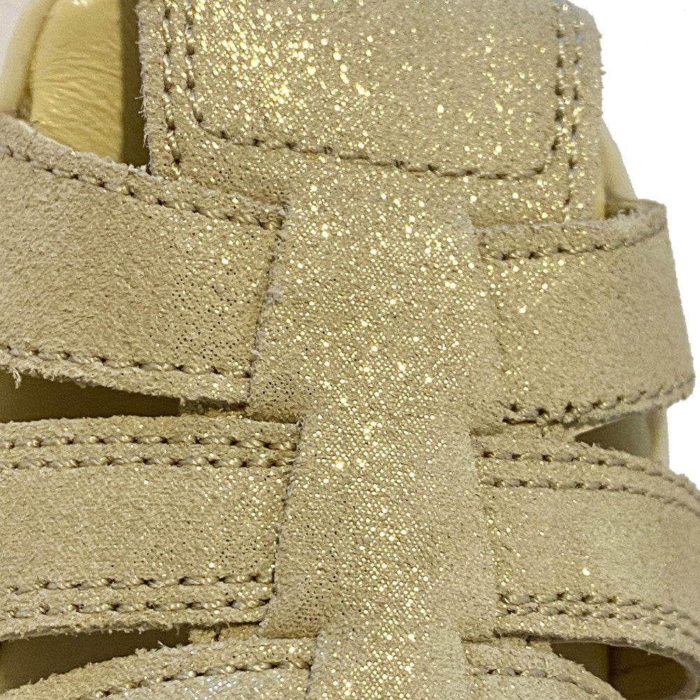 Toddler Sneaker Chaussures Premiers Pas NATURINO - Suède Pailleté Pour Bébé Avec Semelle Souple Chaussures Bébé Naturino Suède