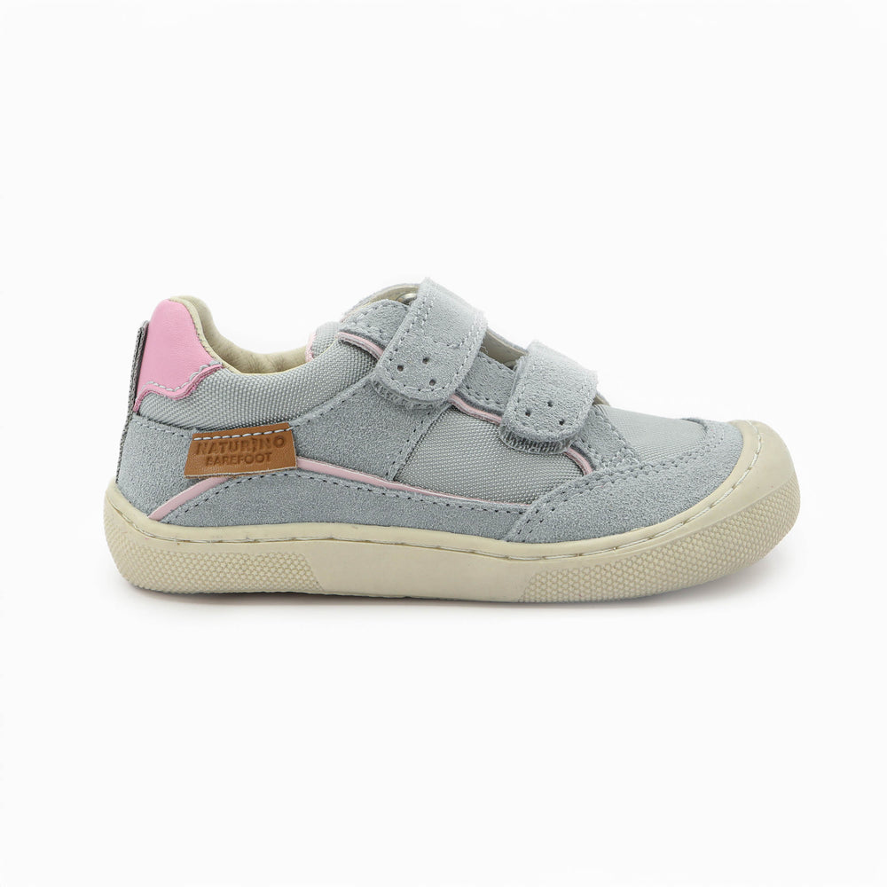 Naturino Barefoot Eksy Grey Pink Happy Pink